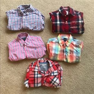 Toddler boy button down shirt bundle